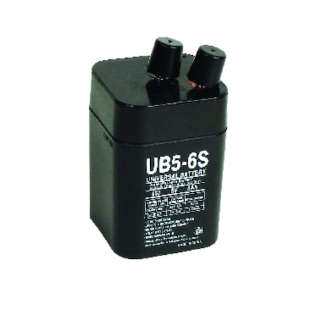 Upg UPG UB5-6S 5 Ah Lead Acid Automotive Battery 86455